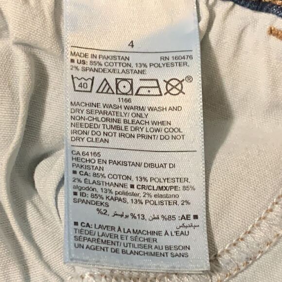 OLD NAVY, Rockstar, super skinny, mid rise,  seam up middle leg, size 4 - Picture 8 of 12